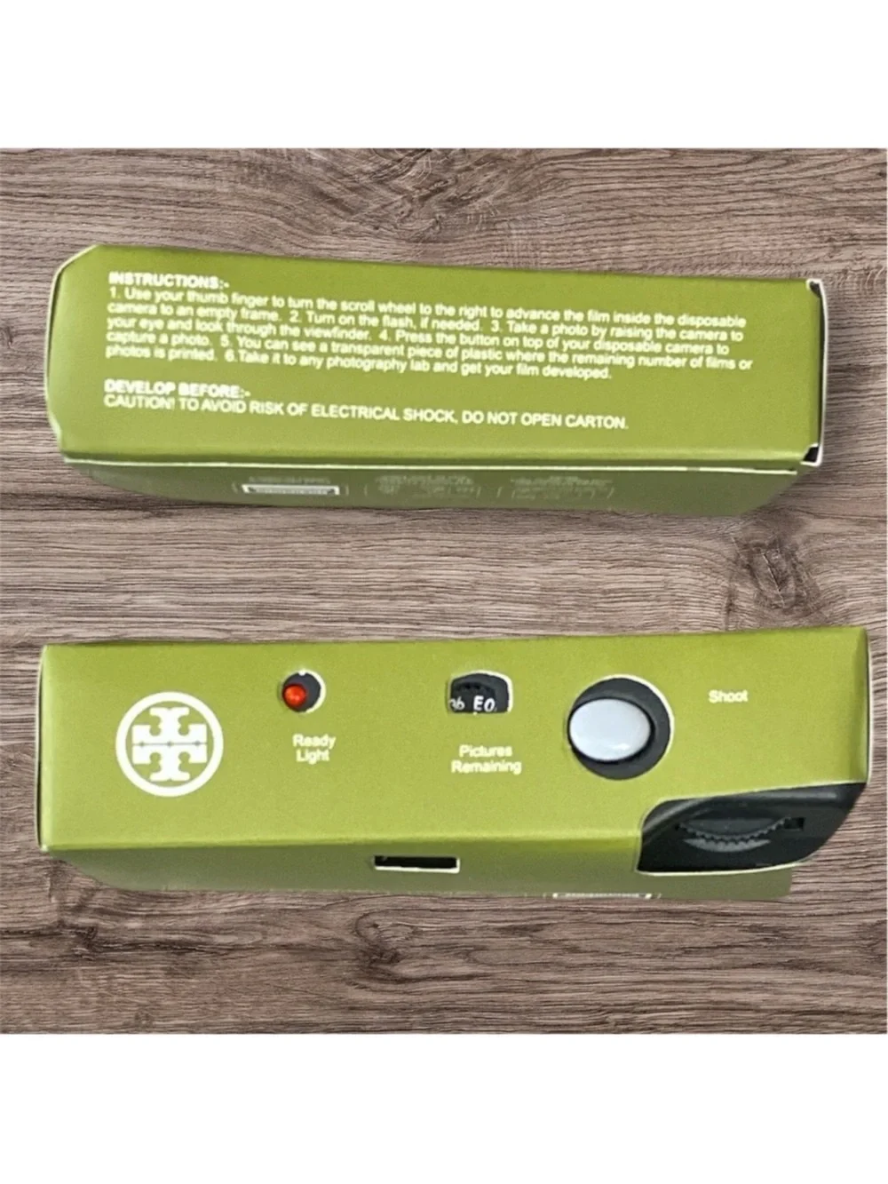 Tory Burch Disposable Camera with Gift Bag 36 EXP